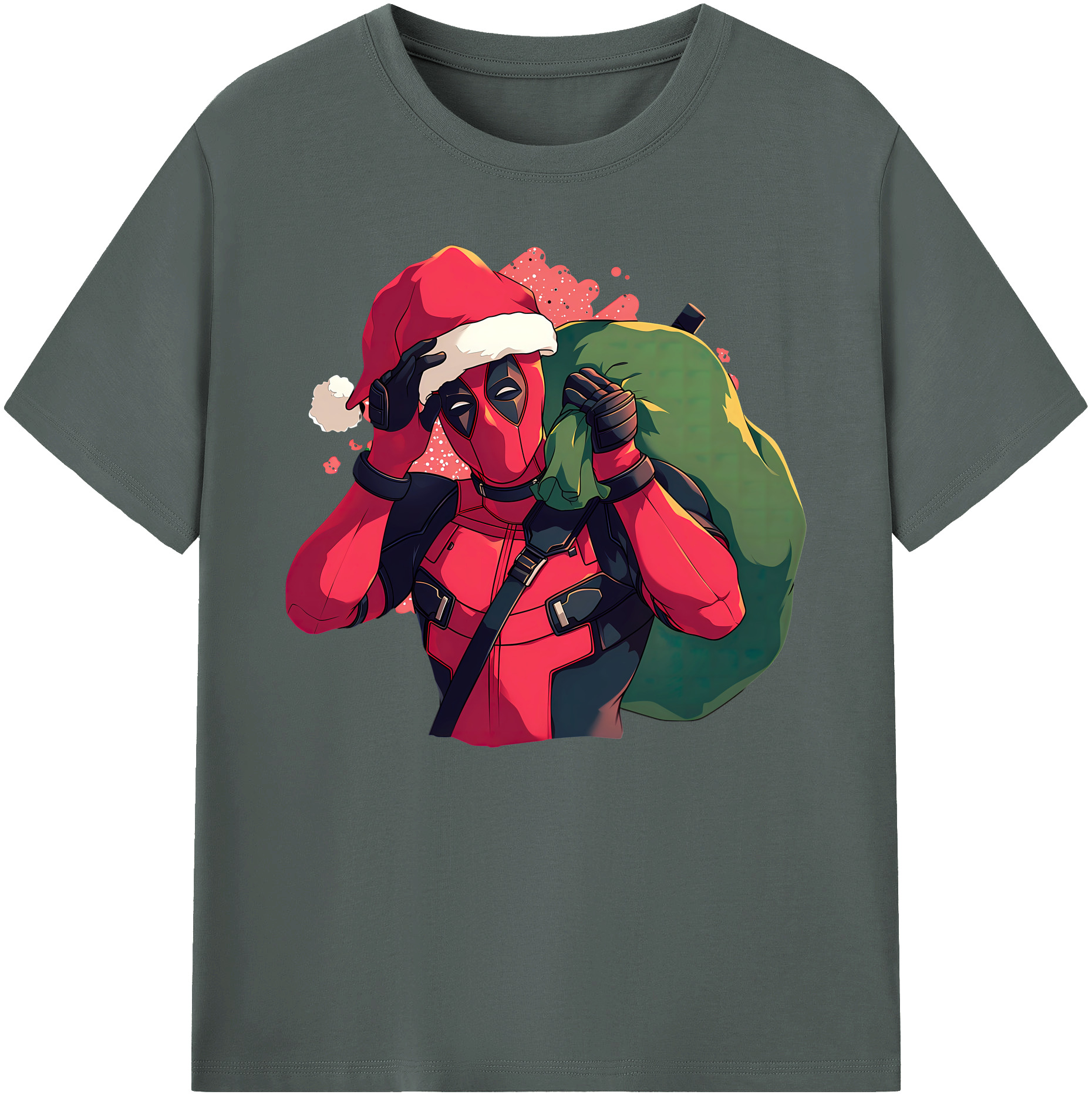 （画像用） Deadpool デッドプール 綿100％ メンズ半袖Tシャツ｜肌触りやわらか＆通気性